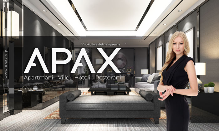 O nama. APAX visoko kvalitetna oprema za apartmane, ville, hotele i restorane.