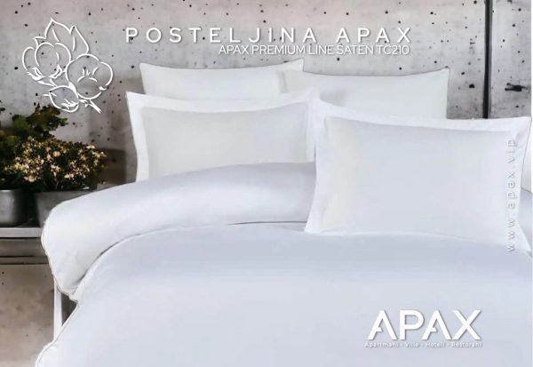 Jastučnica posteljina POSTELJINA APAX PREMIUM LINE SATEN TC210